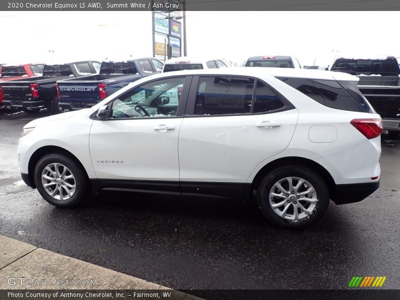 Summit White / Ash Gray 2020 Chevrolet Equinox LS AWD