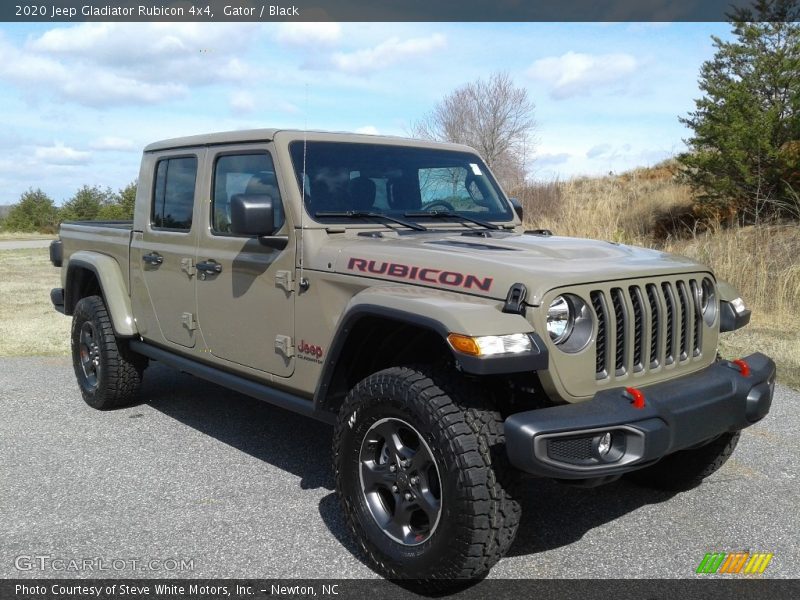 Gator / Black 2020 Jeep Gladiator Rubicon 4x4