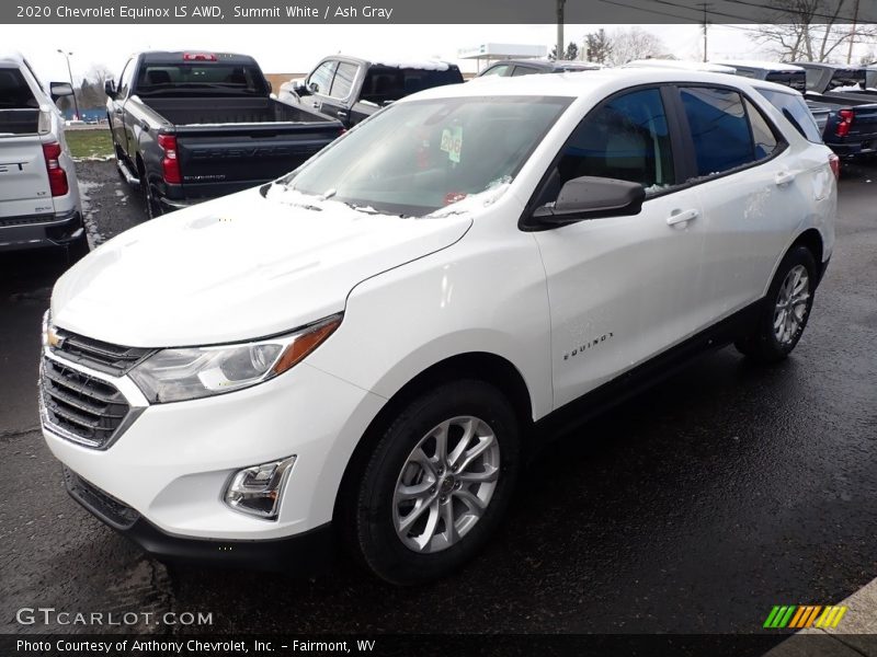 Summit White / Ash Gray 2020 Chevrolet Equinox LS AWD