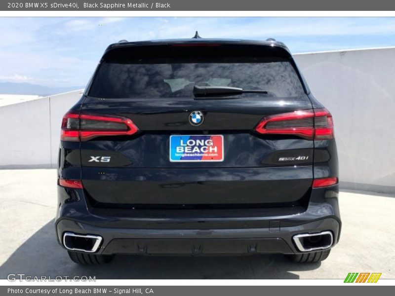 Black Sapphire Metallic / Black 2020 BMW X5 sDrive40i