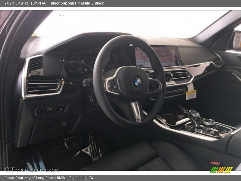 Black Sapphire Metallic / Black 2020 BMW X5 sDrive40i
