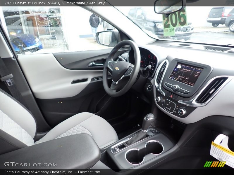 Summit White / Ash Gray 2020 Chevrolet Equinox LS AWD