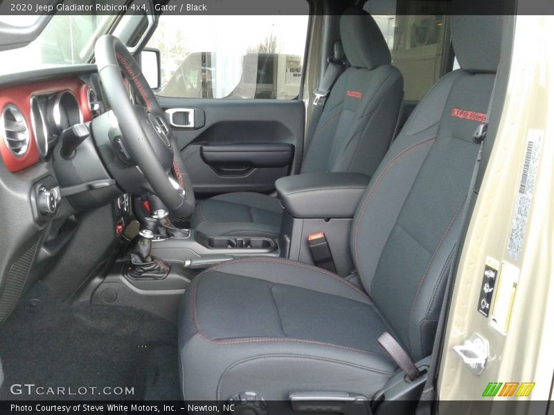 Front Seat of 2020 Gladiator Rubicon 4x4