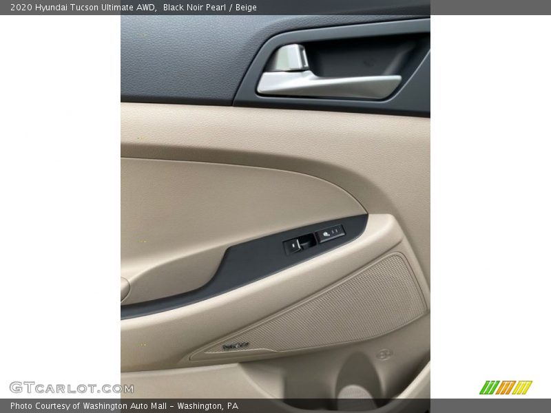 Black Noir Pearl / Beige 2020 Hyundai Tucson Ultimate AWD