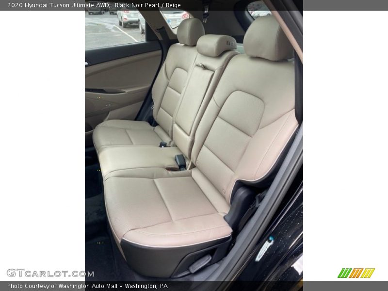 Black Noir Pearl / Beige 2020 Hyundai Tucson Ultimate AWD