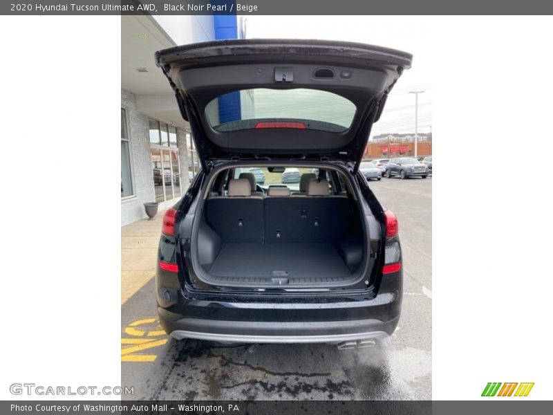 Black Noir Pearl / Beige 2020 Hyundai Tucson Ultimate AWD