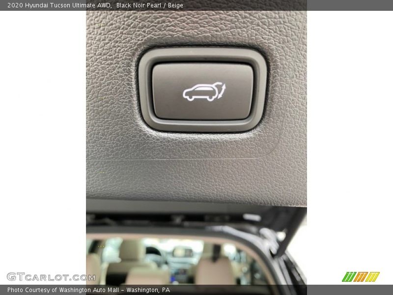 Black Noir Pearl / Beige 2020 Hyundai Tucson Ultimate AWD