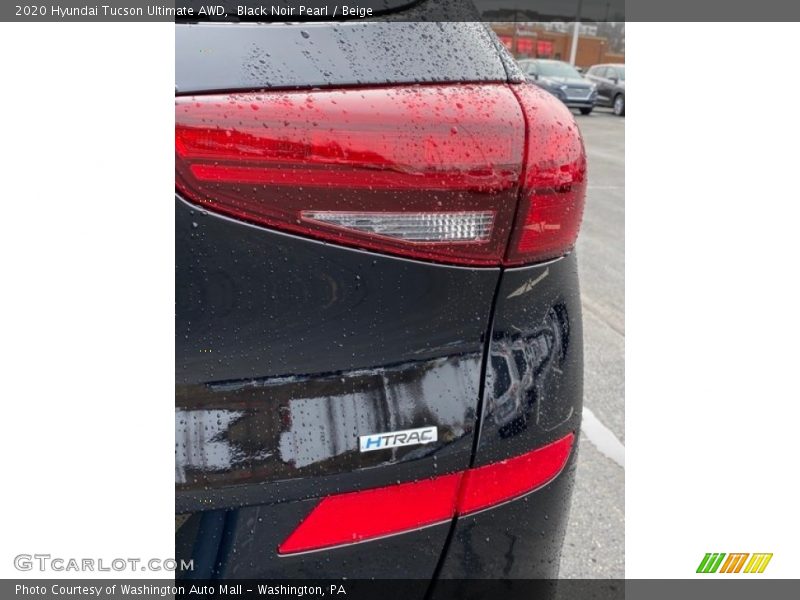 Black Noir Pearl / Beige 2020 Hyundai Tucson Ultimate AWD