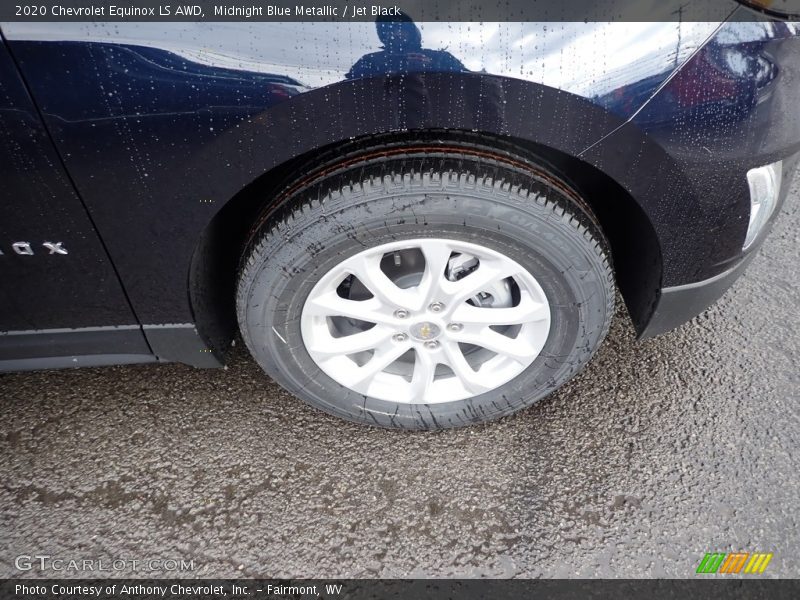 Midnight Blue Metallic / Jet Black 2020 Chevrolet Equinox LS AWD