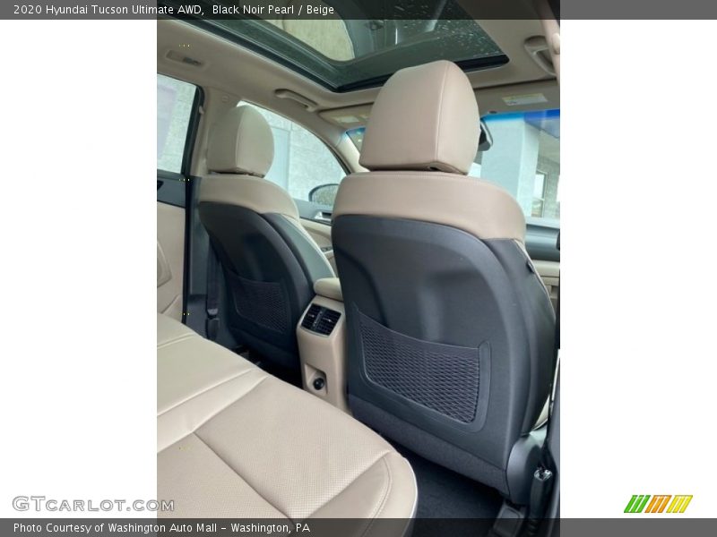 Black Noir Pearl / Beige 2020 Hyundai Tucson Ultimate AWD