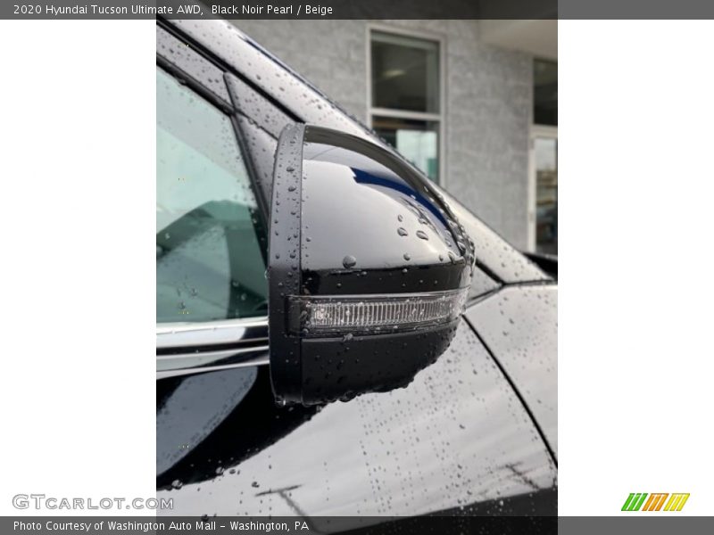 Black Noir Pearl / Beige 2020 Hyundai Tucson Ultimate AWD