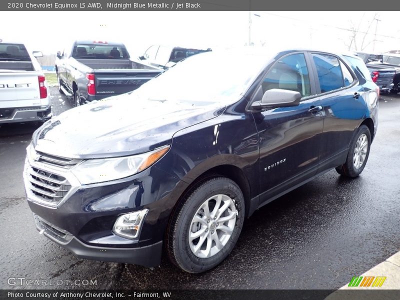 Midnight Blue Metallic / Jet Black 2020 Chevrolet Equinox LS AWD