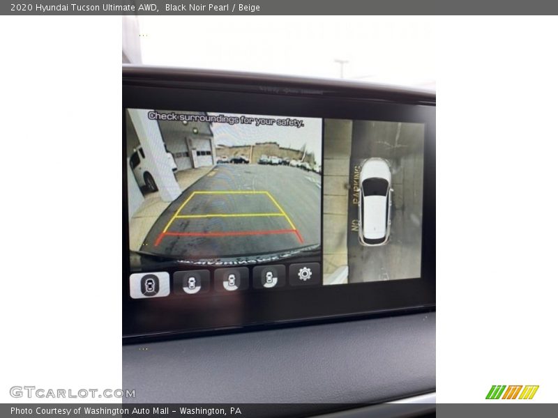 Black Noir Pearl / Beige 2020 Hyundai Tucson Ultimate AWD