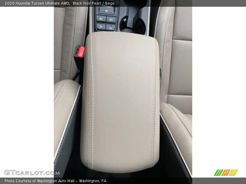 Black Noir Pearl / Beige 2020 Hyundai Tucson Ultimate AWD