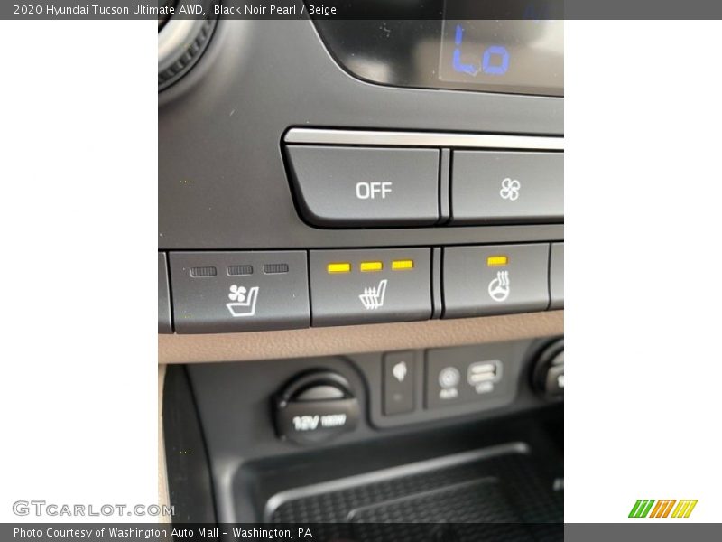 Black Noir Pearl / Beige 2020 Hyundai Tucson Ultimate AWD