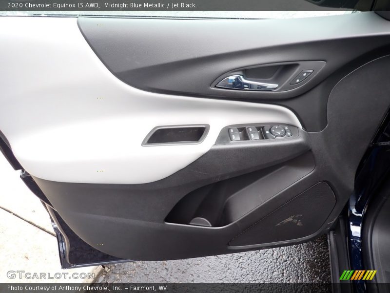 Midnight Blue Metallic / Jet Black 2020 Chevrolet Equinox LS AWD