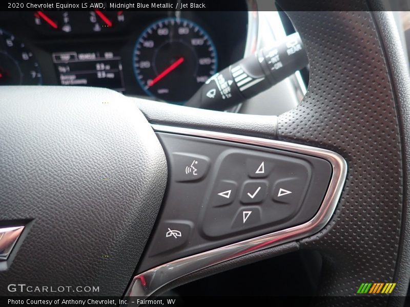 Midnight Blue Metallic / Jet Black 2020 Chevrolet Equinox LS AWD