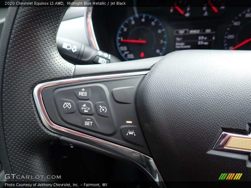 Midnight Blue Metallic / Jet Black 2020 Chevrolet Equinox LS AWD