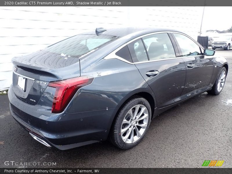 Shadow Metallic / Jet Black 2020 Cadillac CT5 Premium Luxury AWD