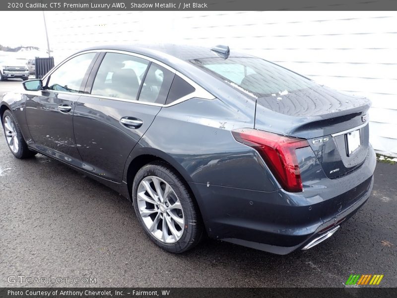 Shadow Metallic / Jet Black 2020 Cadillac CT5 Premium Luxury AWD