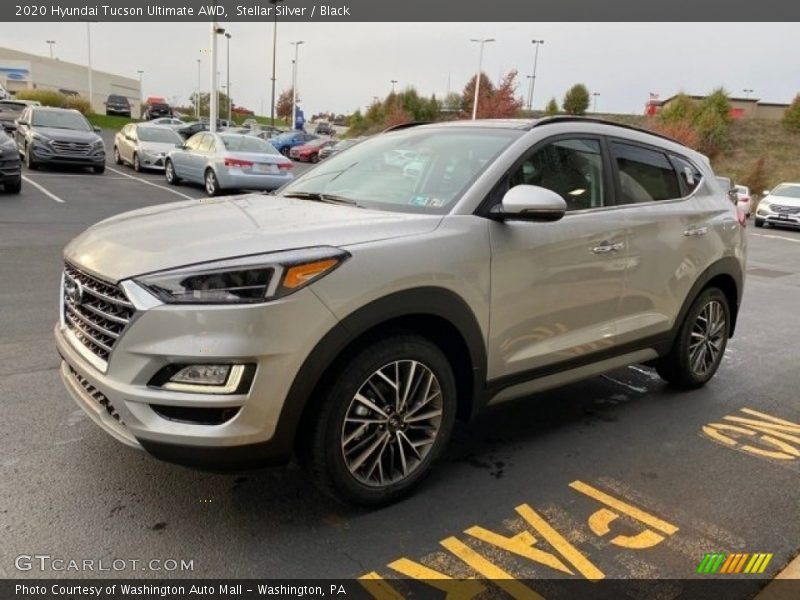 Stellar Silver / Black 2020 Hyundai Tucson Ultimate AWD