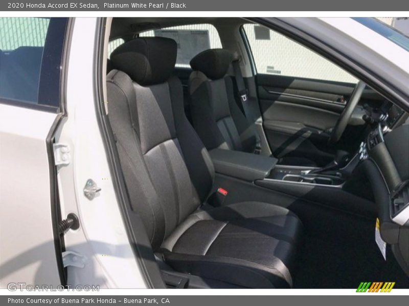 Platinum White Pearl / Black 2020 Honda Accord EX Sedan