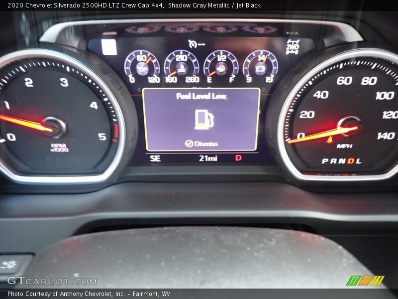 Shadow Gray Metallic / Jet Black 2020 Chevrolet Silverado 2500HD LTZ Crew Cab 4x4