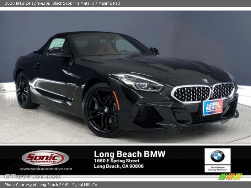 Black Sapphire Metallic / Magma Red 2020 BMW Z4 sDrive30i
