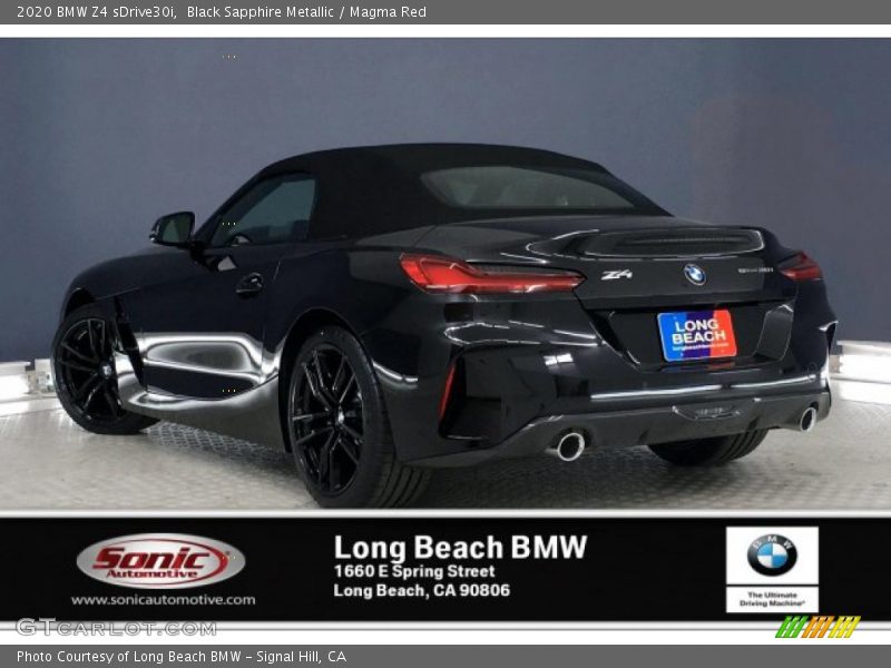 Black Sapphire Metallic / Magma Red 2020 BMW Z4 sDrive30i