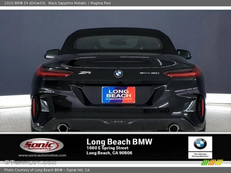 Black Sapphire Metallic / Magma Red 2020 BMW Z4 sDrive30i