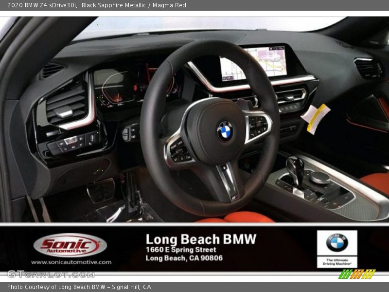 Black Sapphire Metallic / Magma Red 2020 BMW Z4 sDrive30i