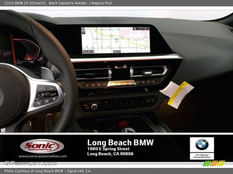 Black Sapphire Metallic / Magma Red 2020 BMW Z4 sDrive30i