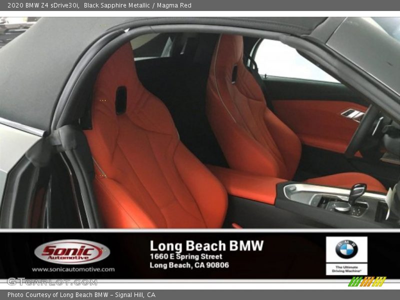 Black Sapphire Metallic / Magma Red 2020 BMW Z4 sDrive30i