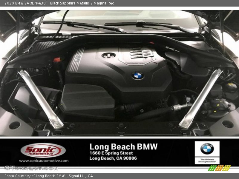 Black Sapphire Metallic / Magma Red 2020 BMW Z4 sDrive30i