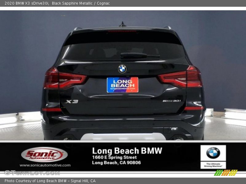 Black Sapphire Metallic / Cognac 2020 BMW X3 sDrive30i