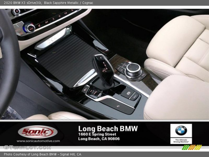 Black Sapphire Metallic / Cognac 2020 BMW X3 sDrive30i