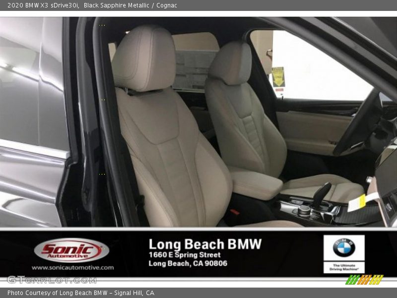 Black Sapphire Metallic / Cognac 2020 BMW X3 sDrive30i