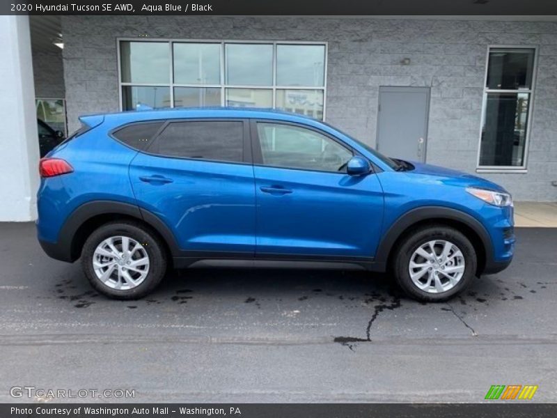 Aqua Blue / Black 2020 Hyundai Tucson SE AWD