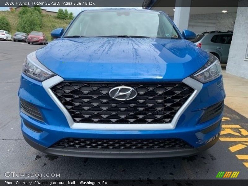 Aqua Blue / Black 2020 Hyundai Tucson SE AWD