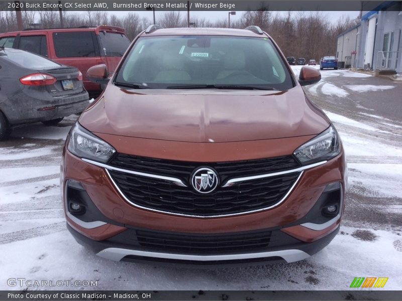 Burnished Bronze Metallic / Whisper Beige 2020 Buick Encore GX Select AWD