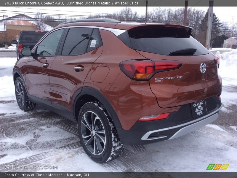 Burnished Bronze Metallic / Whisper Beige 2020 Buick Encore GX Select AWD