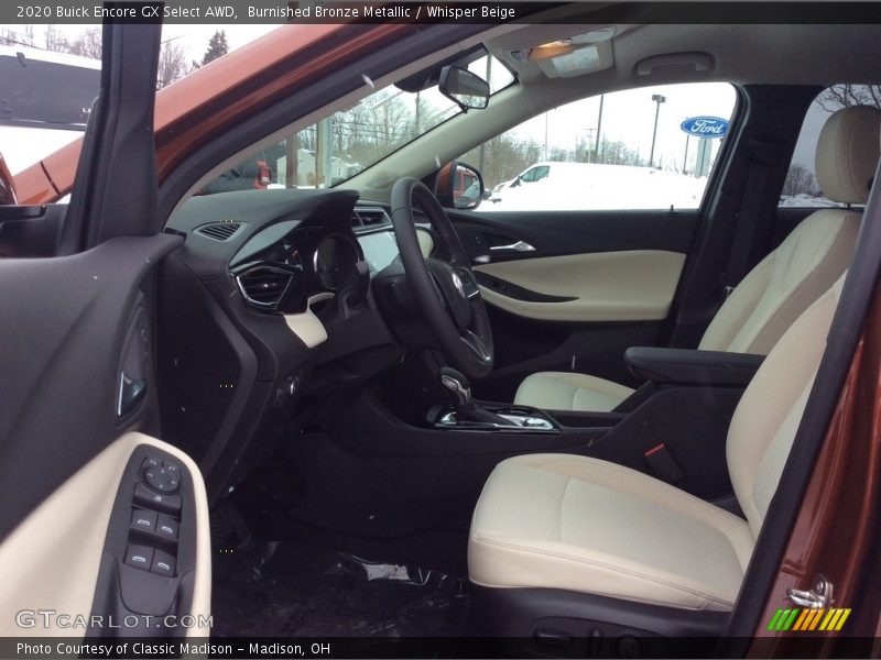 Front Seat of 2020 Encore GX Select AWD