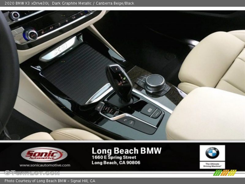 Dark Graphite Metallic / Canberra Beige/Black 2020 BMW X3 xDrive30i