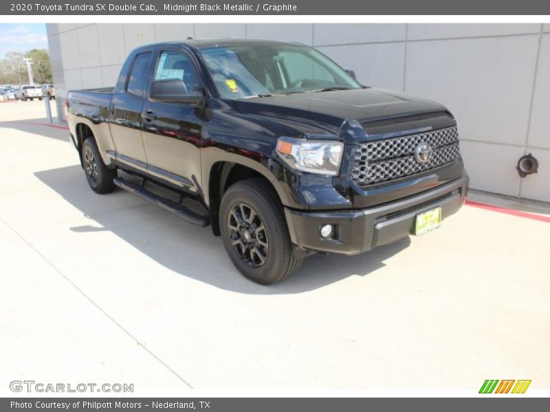 Midnight Black Metallic / Graphite 2020 Toyota Tundra SX Double Cab