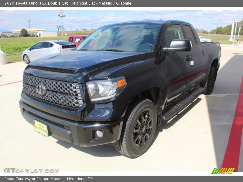 Midnight Black Metallic / Graphite 2020 Toyota Tundra SX Double Cab