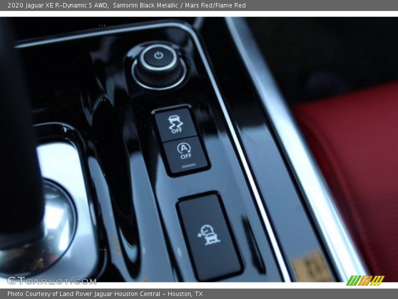 Santorini Black Metallic / Mars Red/Flame Red 2020 Jaguar XE R-Dynamic S AWD