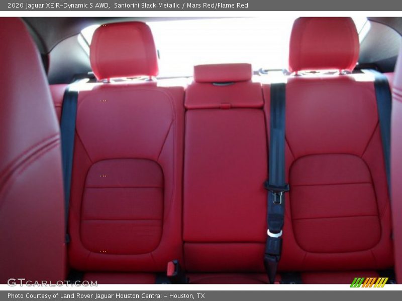 Santorini Black Metallic / Mars Red/Flame Red 2020 Jaguar XE R-Dynamic S AWD
