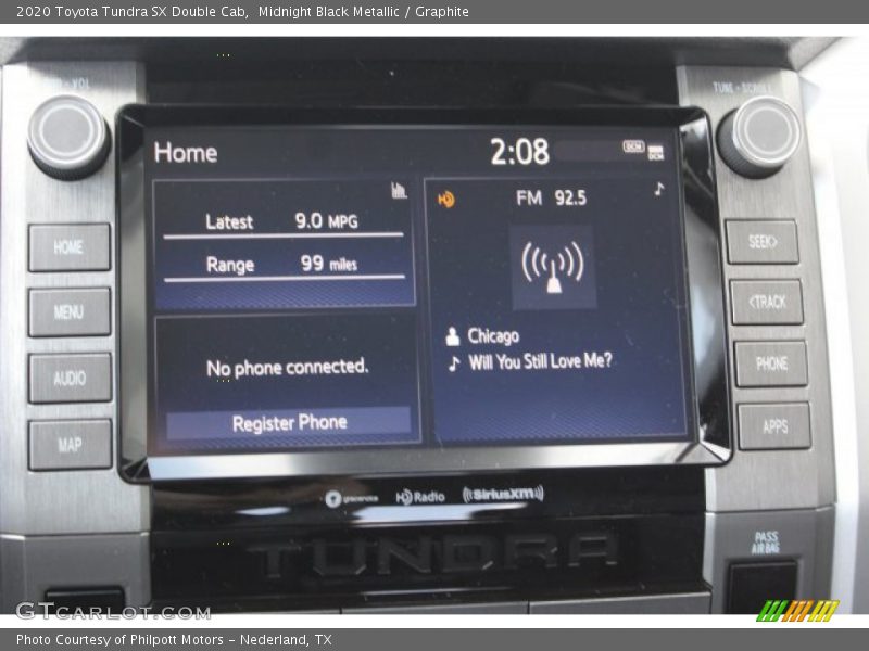 Midnight Black Metallic / Graphite 2020 Toyota Tundra SX Double Cab