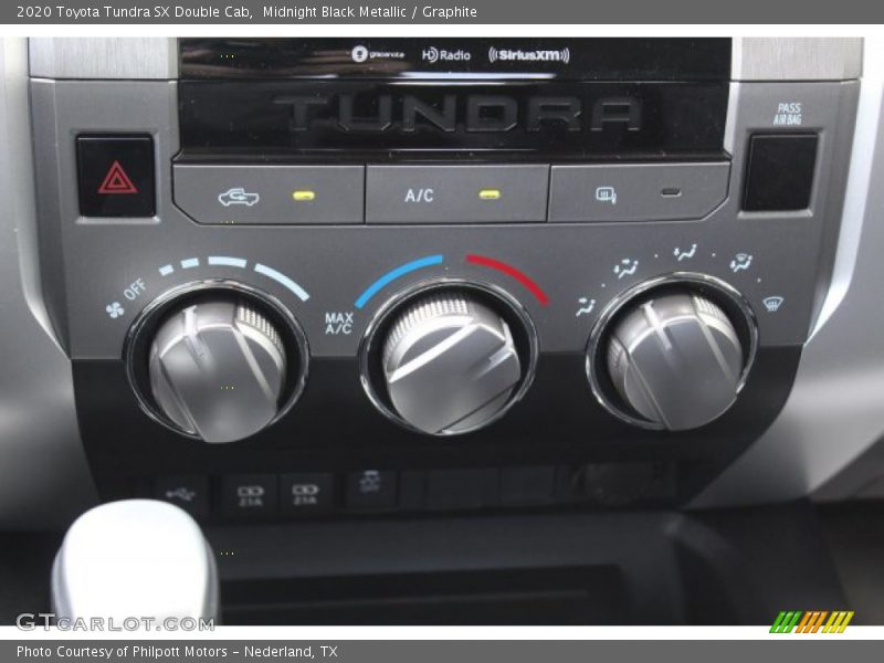 Midnight Black Metallic / Graphite 2020 Toyota Tundra SX Double Cab