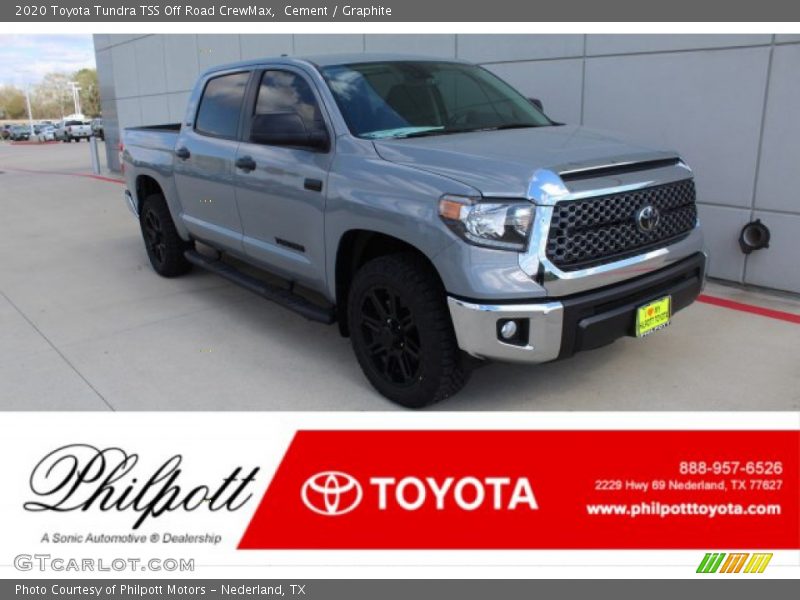 Cement / Graphite 2020 Toyota Tundra TSS Off Road CrewMax